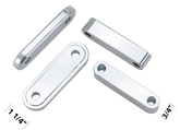 Gzp Chrome Front Fender Spacers T=3/8" L Fender Mount Kit & Hardware Zodiac Default Title