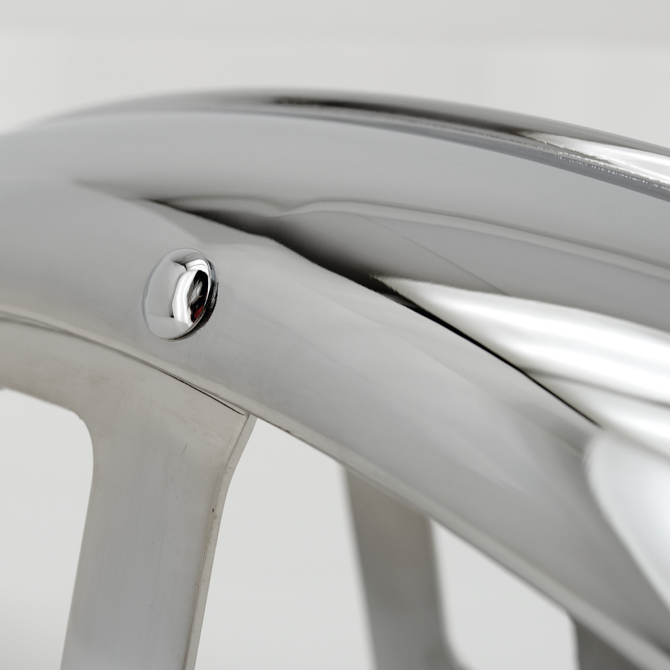 Gzp Chr Ribbed Mustang Wg Fr Fender 18 1 Front Fender Zodiac