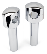Gzp Fusion Oval Risers 5" Smoothie Chrom Riser Zodiac Default Title