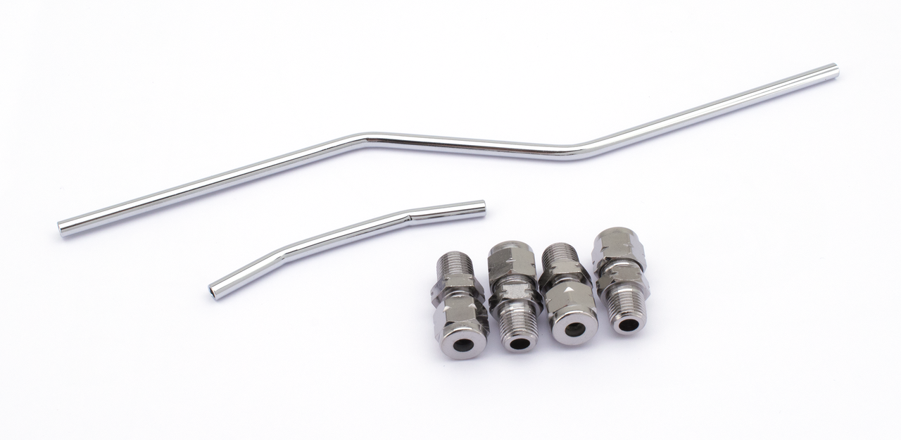 Rocker Oil Line Kit Chrome Bt66 84 Oil Line Kit V Twin Mfg Default Title