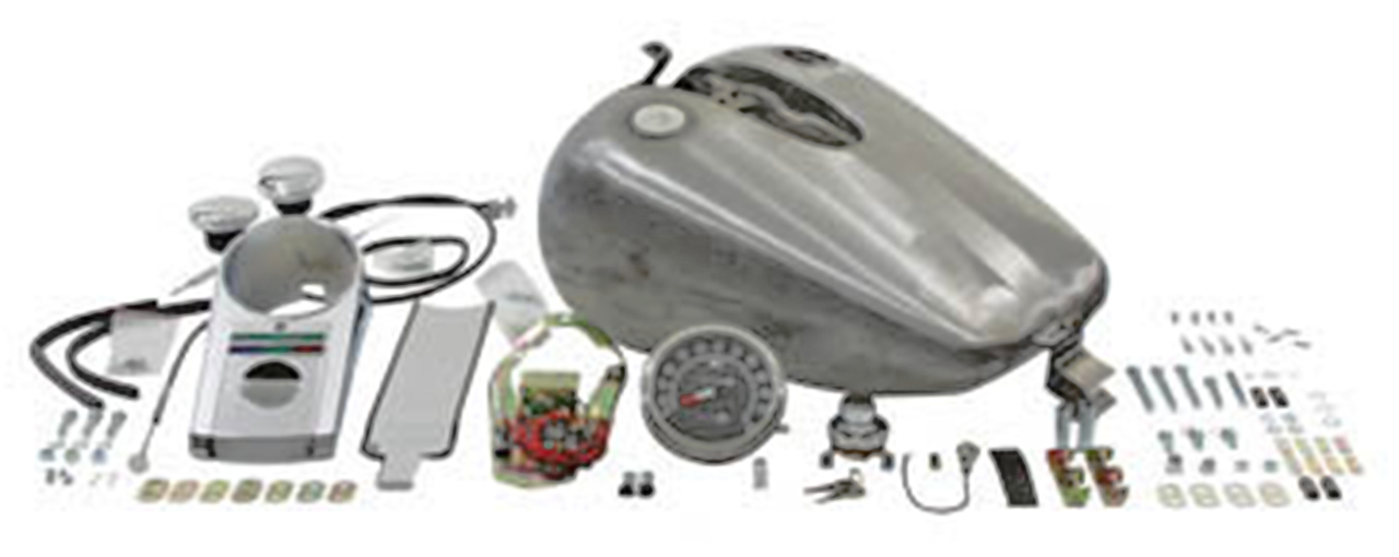 Bobbed 4 Gallon Gas Tank Kit Flt80 99 Gas Tank V Twin Mfg Default Title
