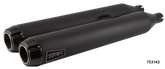 2 Bros Flh/T17 Up Dual Slip Ons Carbon Bl Slip-On & Muffler Two Brothers Racing Default Title