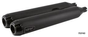 2 Bros Flh/T17 Up Dual Slip Ons Carbon Bl Slip-On & Muffler Two Brothers Racing Default Title
