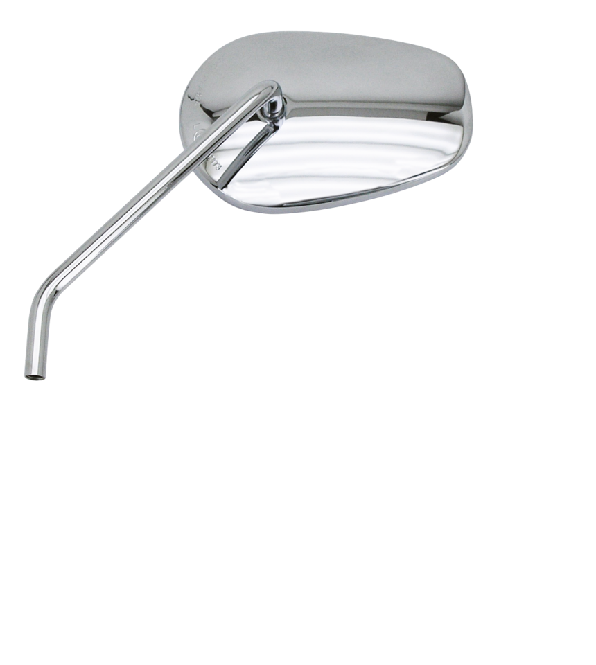 Gzp Chrome Sidewinder Mirror Set Round S Mirror & Component Zodiac