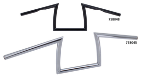 Zcp Donkey Bar+ Chrome Non Dimple 8" One Inch Diameter Handlebars Zodiac Default Title