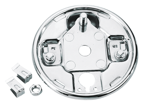 Gzp Rear Brake Backing Plate Chr. 1958 1 Drum Brake Hardware Zodiac