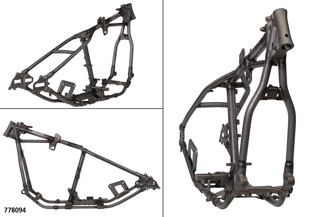 Vg Rigid Frame Bt54 Fl 30deg Wishbone Complete Frame Vg Classic Frames & Parts