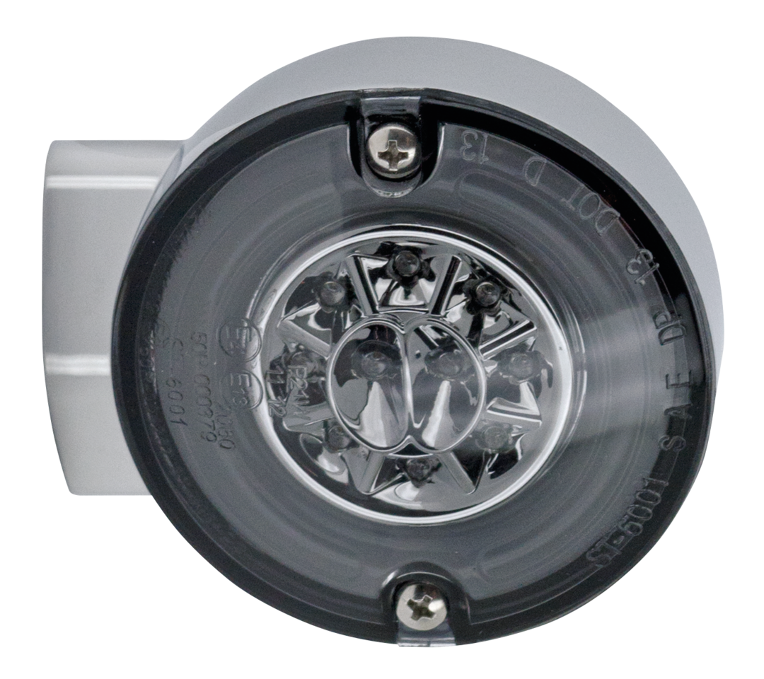Gzp Halo Chr Turnsign Dual F Led Smoked Turn Signal Zodiac