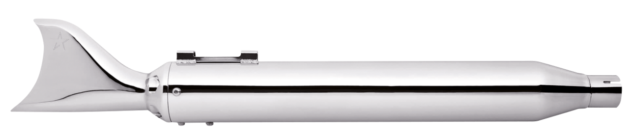 4" Sharktails S/O's All Chr Flh/T17 Up Slip-On & Muffler Freedom Performance Exhaust Default Title
