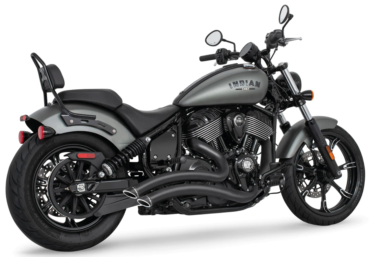 Chief 22 Up Sharp Curve Blk/Slsh/Sclptd 2-2 Full Exhaust System Freedom Performance Exhaust Default Title