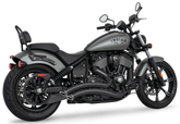 Chief 22 Up Sharp Curve Blk/Slsh/Sclptd 2-2 Full Exhaust System Freedom Performance Exhaust Default Title