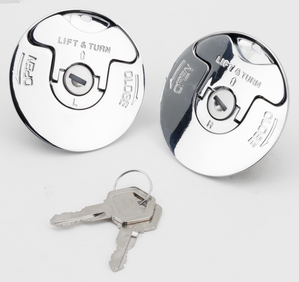 Gzp Quick Cam Flush Locking Gascap Set(d) Locking Gas Cap Zodiac Default Title