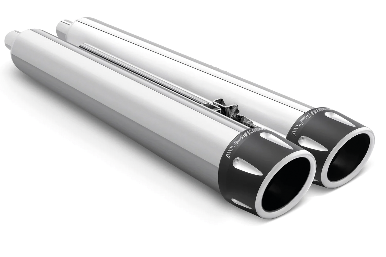 Freedom Combat S/O Chr/Blk Vintage/Class Slip-On & Muffler Freedom Performance Exhaust Default Title