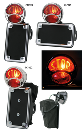 Nsc 28 Taillight W/Vertical Lic.Mount Custom Taillights No School Choppers Default Title