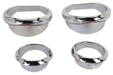 Gauge Trim Kit Chrome Flh14 22 Dash & Dash Panel V Twin Mfg Default Title