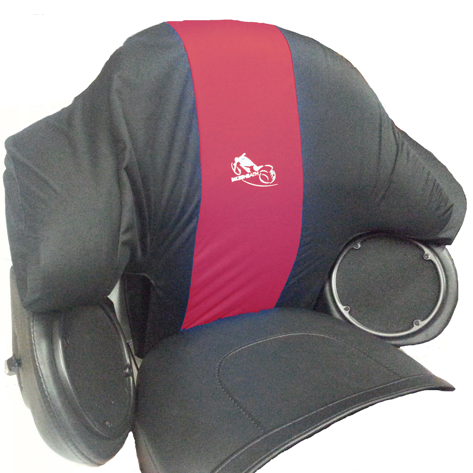Bikesheath King Tourpak Cover Blk/Burgun Helmets, Audio & Merchandise Bikesheath Default Title