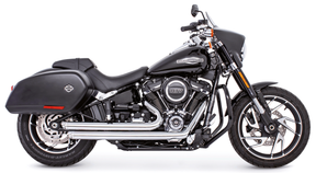 Indep Stggrd Slash Tip St18 Up Ch/Ch 2-2 Full Exhaust System Freedom Performance Exhaust