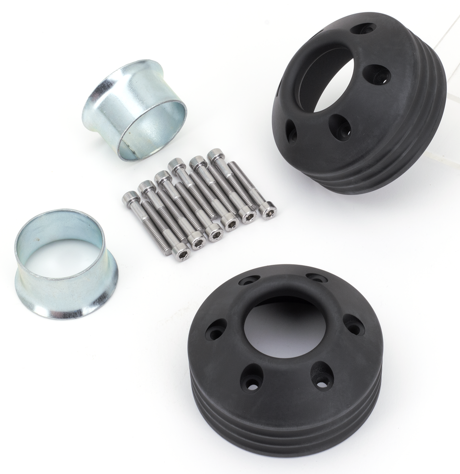 Mcj End Caps Royal 80 4 Ribbed Black Exhaust End Cap Mcj Default Title