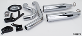 Mcj 2 2 Big Short St21 24 Chrome Plain 2-2 Full Exhaust System Mcj Default Title