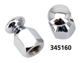 Gzp Chrome Bungee Nut 5/16 18 Unc Pair Hardware & Fastener Zodiac Default Title