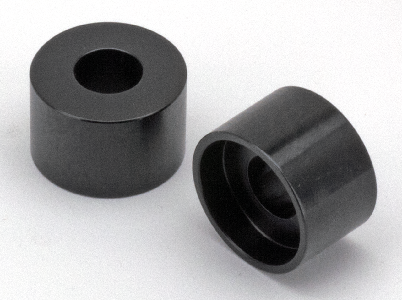 Gzp Blk 1/2" Straight Riser Extension 1" Handlebar Risers Zodiac Default Title