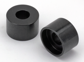 Gzp Blk 1/2" Straight Riser Extension 1" Handlebar Risers Zodiac Default Title