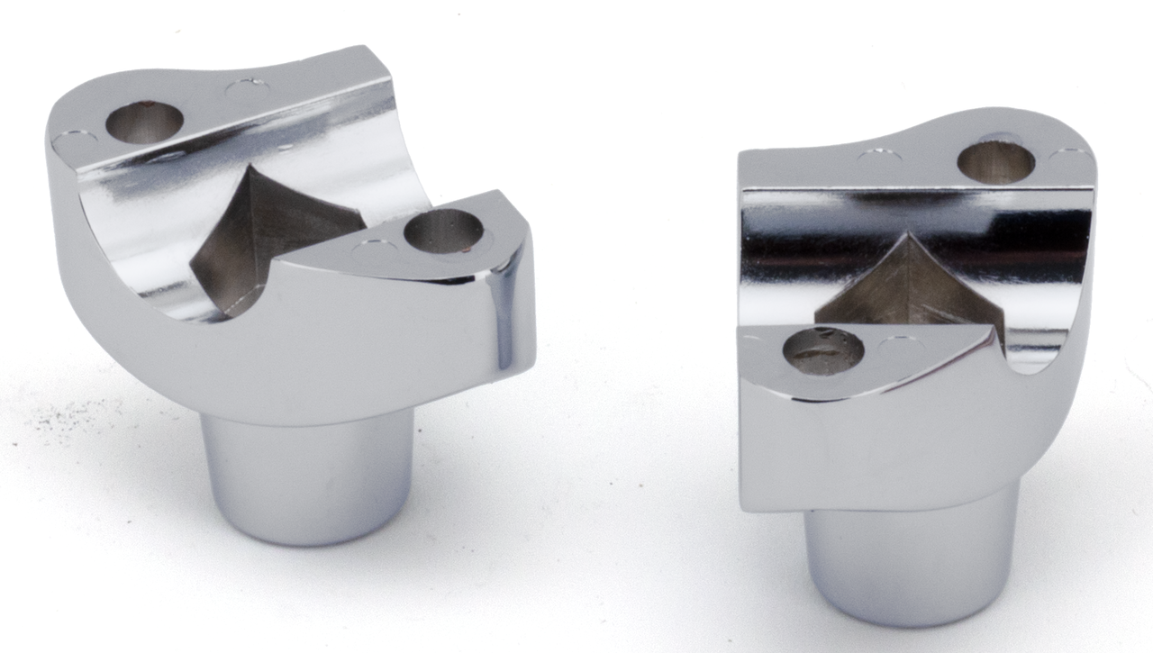 Gzp "Shorty" H.Bar Risers Chrome F Ll77 8 Riser Zodiac Default Title