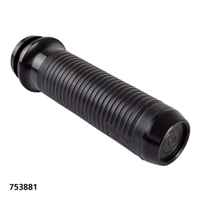Lthr Moto Grips Blk/Blk Ribbed Tbw Grip Brass Balls Cycles