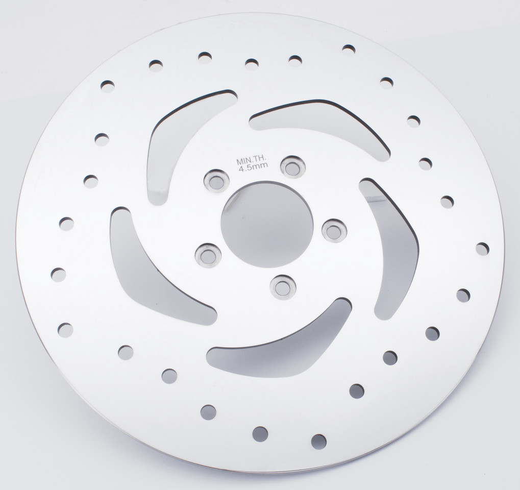 Gzp S/S Polish 11.8" Front Disc Xl14 Up Brake Rotor Zodiac Default Title