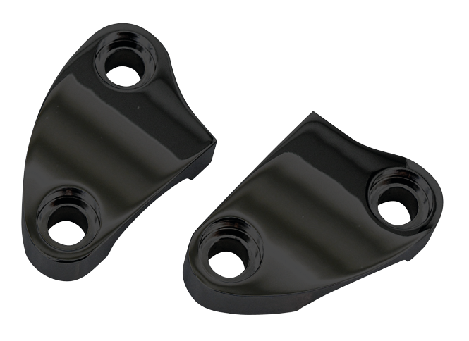 Gzp Black Smooth Early Style Riser Clamp Handlebar Risers Zodiac Default Title