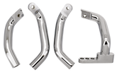 Gzp Chr 2" Footboard Ext.Kit Flh/T83 08 Floorboard Mount & Hardware Zodiac Default Title