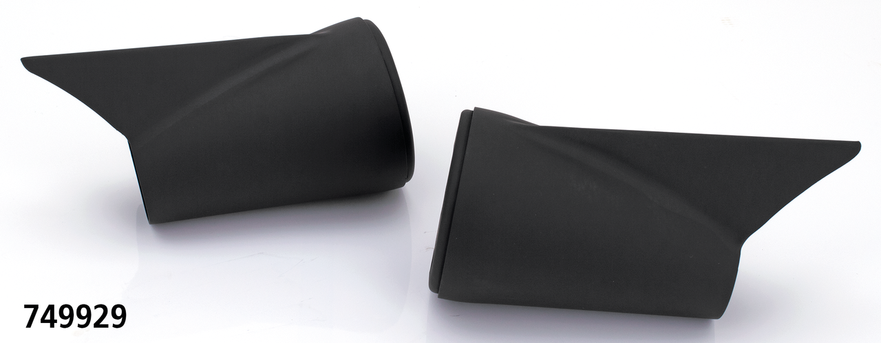 Mcj End Caps Royal 80 Finned Black Exhaust End Cap Mcj Default Title