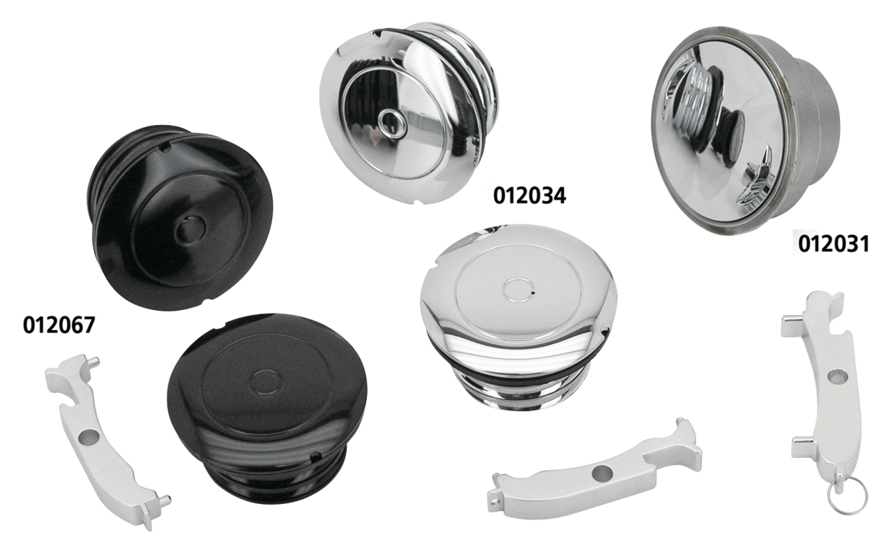 Gzp Chr Screw In Flush Mnt Gas Cap W/Bun Gas Cap Zodiac