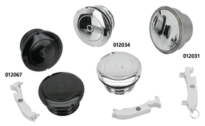 Gzp Chr Screw In Flush Mnt Gas Cap W/Bun Gas Cap Zodiac