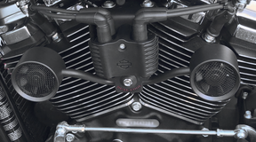 Dual Cool Tornado Flat Black St18 Up Engine Cooling Dual Cool