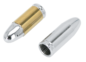 Gzp Chrome Bullet Valve Stem Cover Wheel & Tire Accessories Zodiac