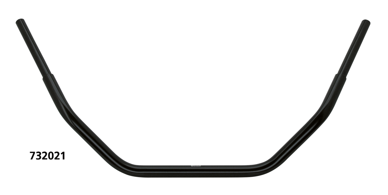 Dirty Bar 1 1/4" 1 M Wide 5 Hole Black Fat Handlebars for 1 1/4" handlebar clamps Crc Custom Parts Default Title