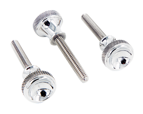 P16 Side Cover Quick Screw Set, Polished - Sportster Side Cover P16 Powerplant Motorcycle Co.