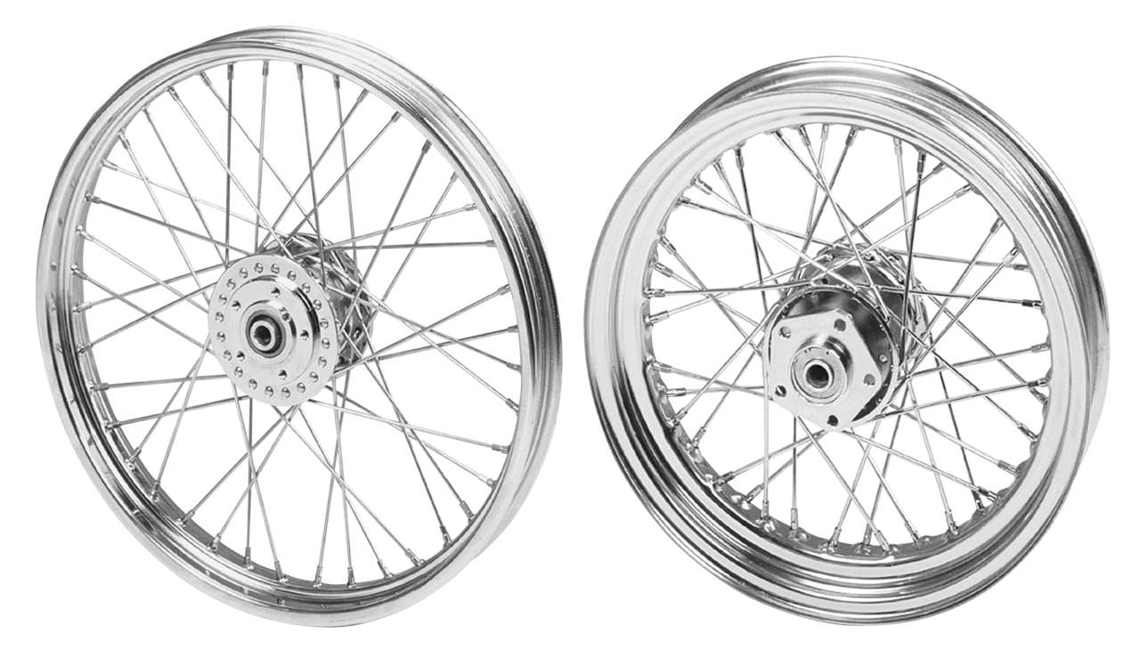 3.00x16 Abs Rr Wheel St08 Up Chr Spokes Wheel Assemblies Holy Death Motorcycle Co. Default Title