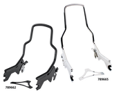 Det. Sissy Bar Shorty Black Fxbb18 Up Detachable Sissy Bar V Twin Mfg Default Title