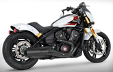 Slip On Bl/Bl Straight Scout25 Up Slip-On & Muffler Freedom Performance Exhaust Default Title
