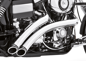 Radical Radius Fxd91 05 Chr/Blk Tip 2-2 Full Exhaust System Freedom Performance Exhaust