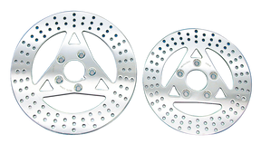 Polished Stainless Rotor Disc 10" Dual Brake Rotor Zodiac