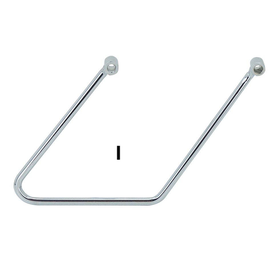 Gzp Chrome Bag Support 2 Bolt F*St00 07 Saddlebag Support Zodiac Default Title