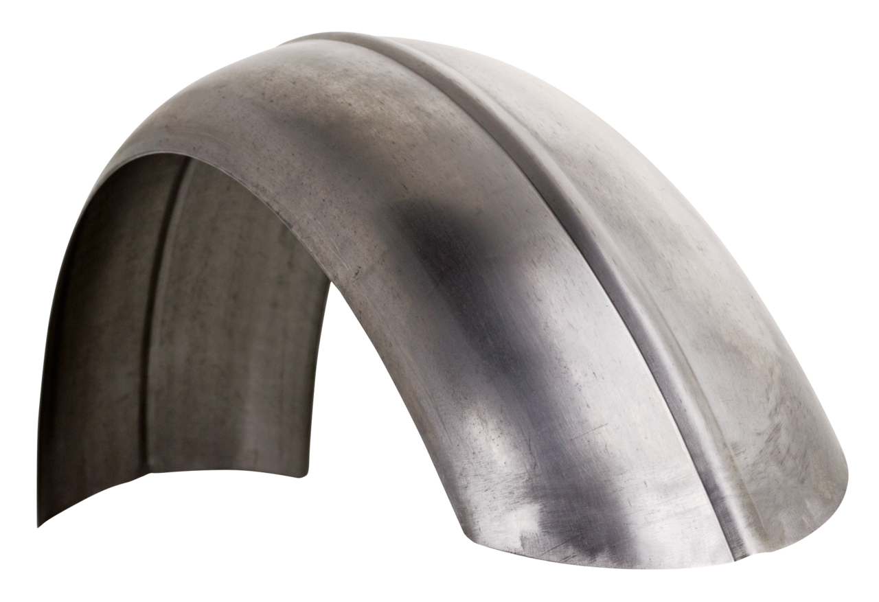 Round Ribbed Fender 16 17" Wheel 150mm Rear Fender Chop It Default Title