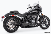 Us Outlaw Low 2 1 Pitch Blk St18 Up 2-1 Full Exhaust System Freedom Performance Exhaust Default Title