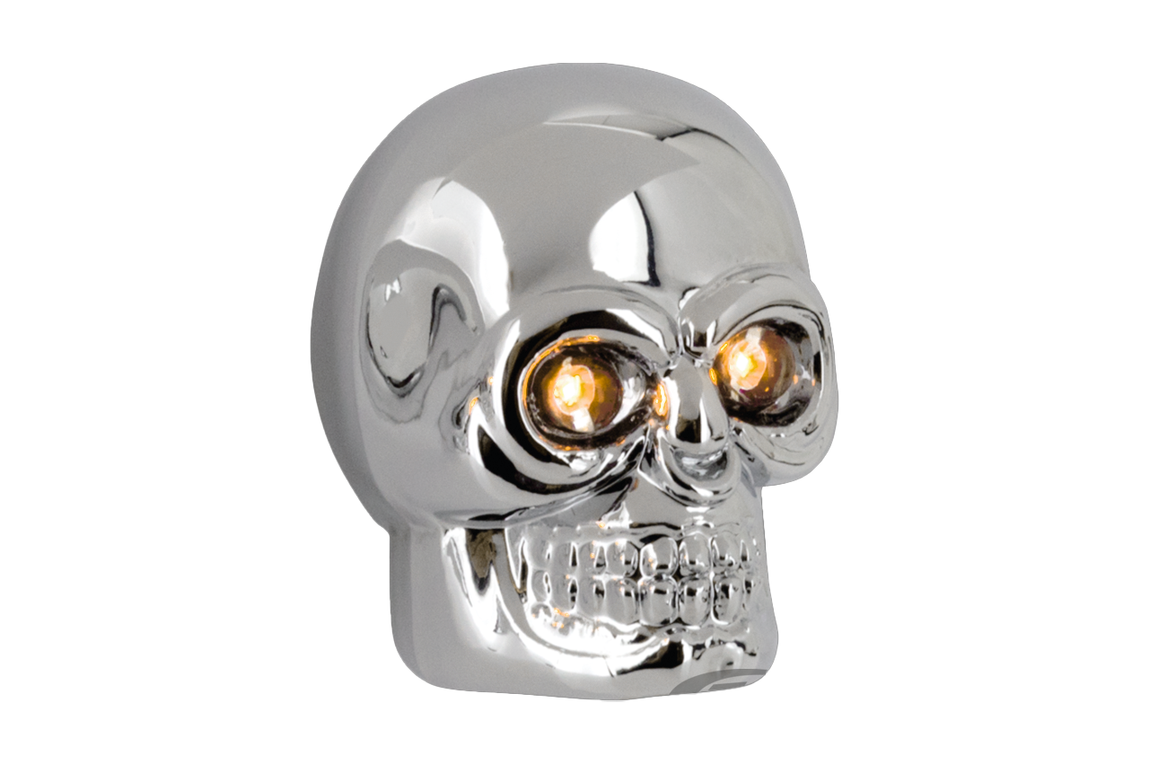 Gzp Cobalt Large Chr Skulls Amber Le Ds Turn Signals & Multi Function Lights Zodiac Default Title