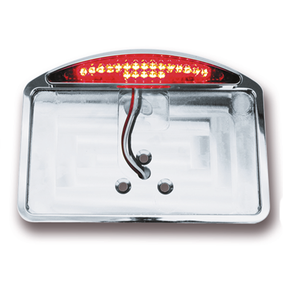 Gzp License Plate Bracket Led Light Taillight With License Plate Mount Zodiac Default Title