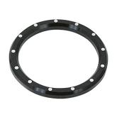 Gzp Blck&Silver Dimple Billet Bezels 3 5 Dash Insert & Gauge Bezel Zodiac Default Title