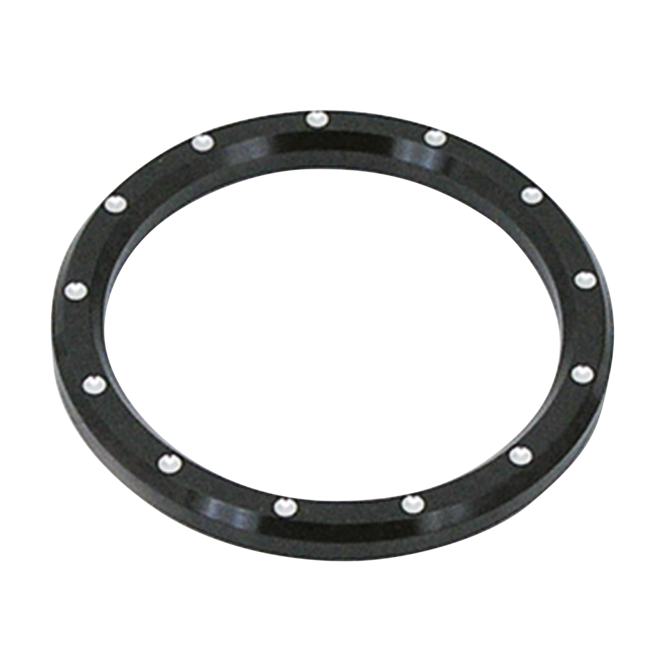 Gzp Blck&Silver Dimple Billet Bezels 3 5 Dash Insert & Gauge Bezel Zodiac Default Title